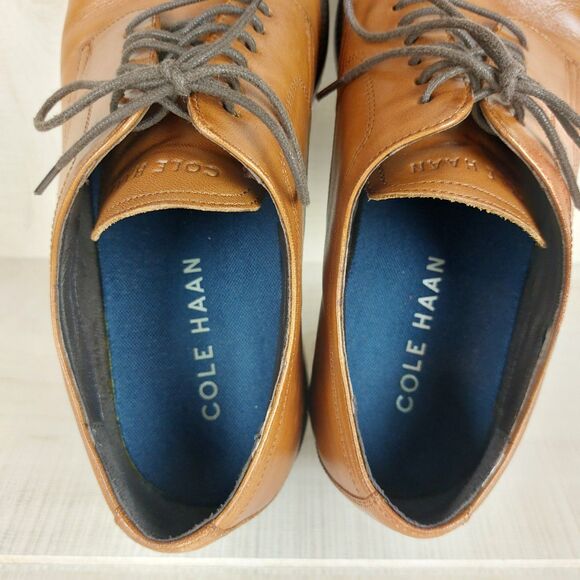 Cole Haan Men\'s Size 8.5 M Modern Classics Cap Toe Oxfords C34138 British Tan